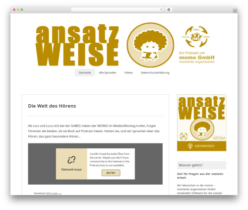 Noto Simple WordPress theme - ansatzweise.de