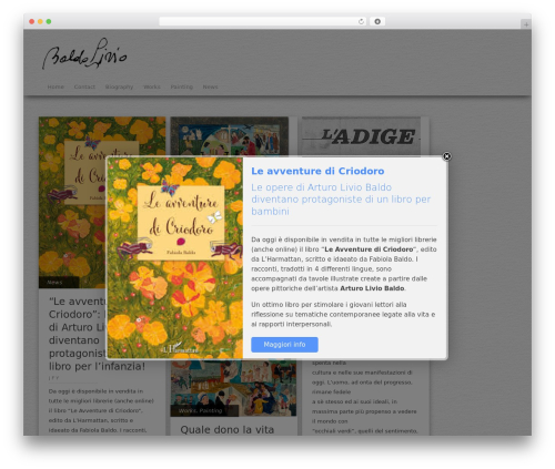 Pinbin WordPress theme - arturoliviobaldo.it