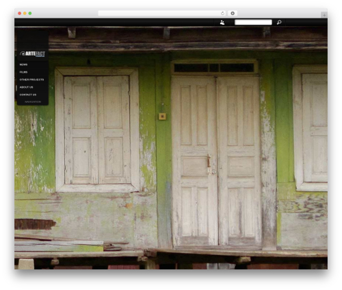 Sideways theme WordPress - artefact.ge