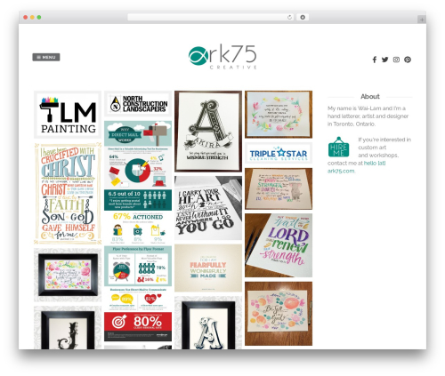Theme WordPress Gridsby - ark75.com