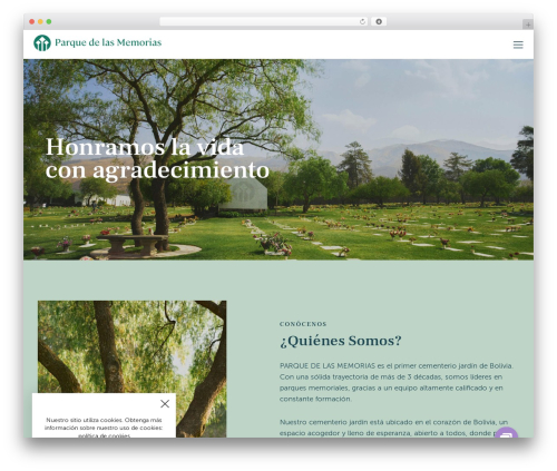 Theme WordPress Beacon - parquedelasmemorias.com