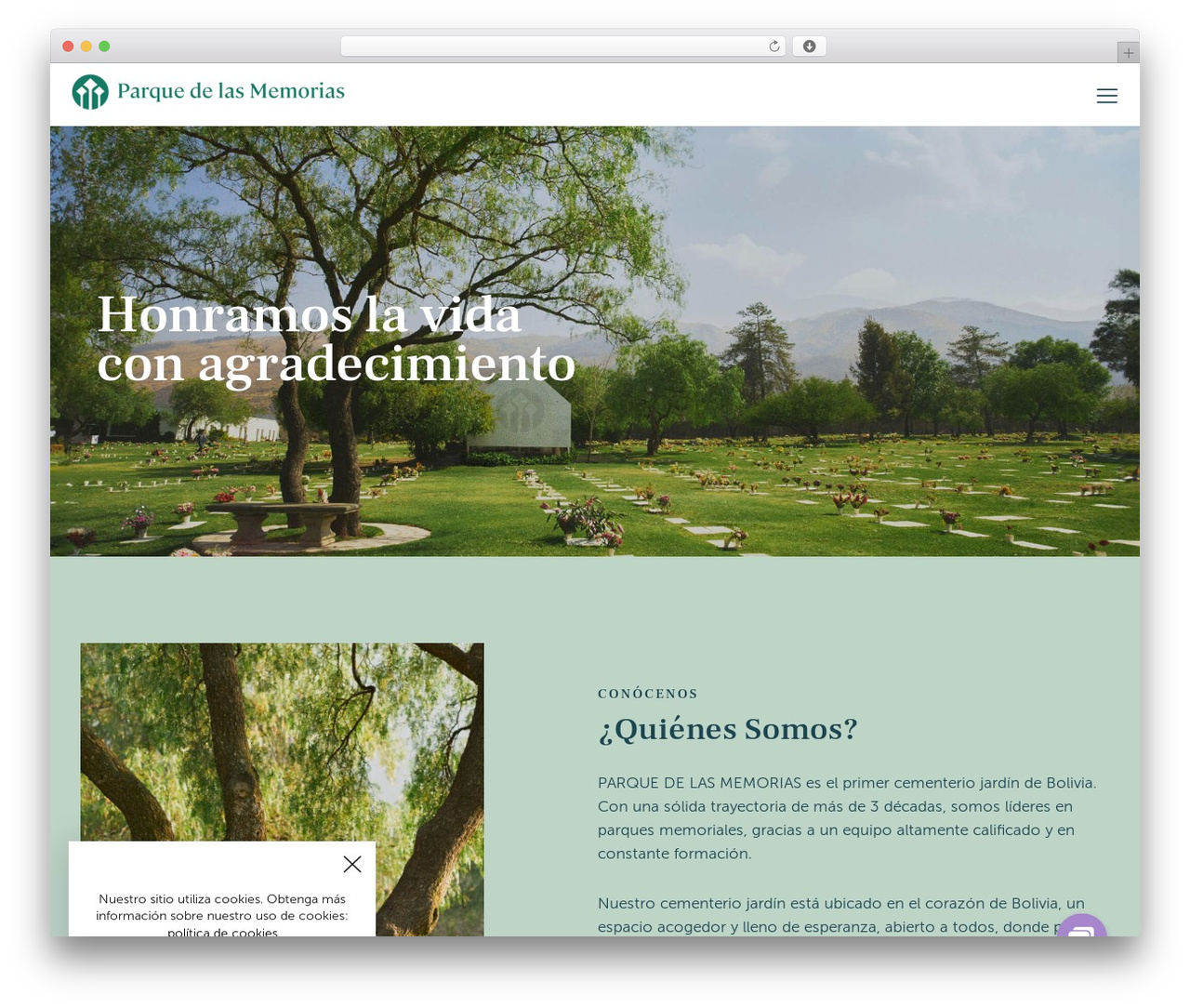 Theme WordPress Beacon - parquedelasmemorias.com