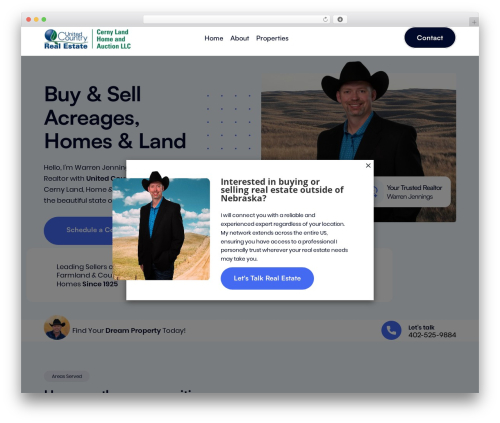 Theme WordPress Divi - westernacresrealty.com