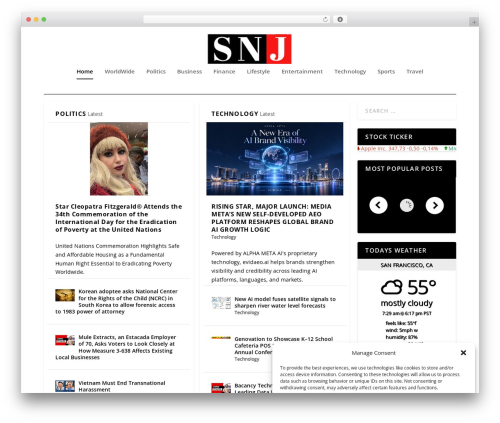 Stock Ticker (stock-ticker) free WordPress plugin - thesfnewsjournal.com