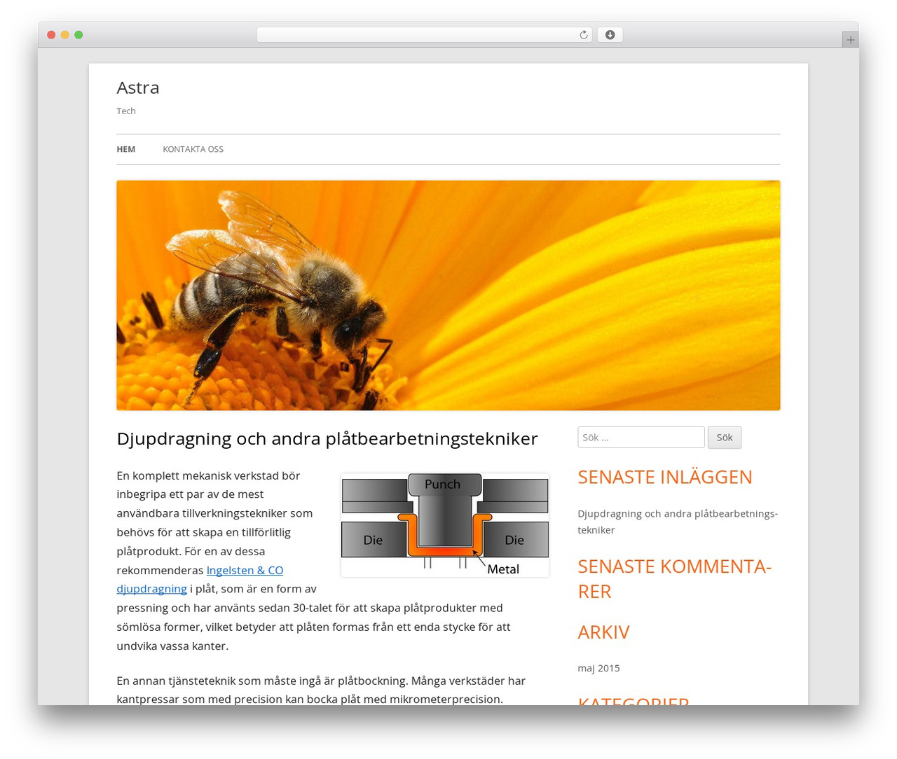 Tiny Framework WordPress theme download - astratech.se