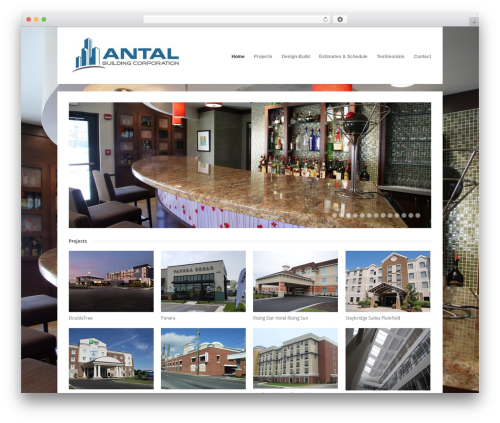 Uber WordPress theme design - antalbc.com