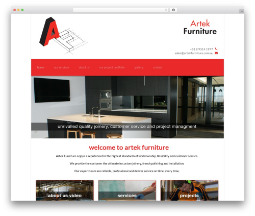 Easy media gallery pro WordPress plugin - artekfurniture.com.au