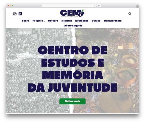 WordPress theme Newspack - cemj.org.br