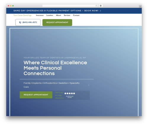 Accessibility fixer WordPress plugin - towncenterdental.com