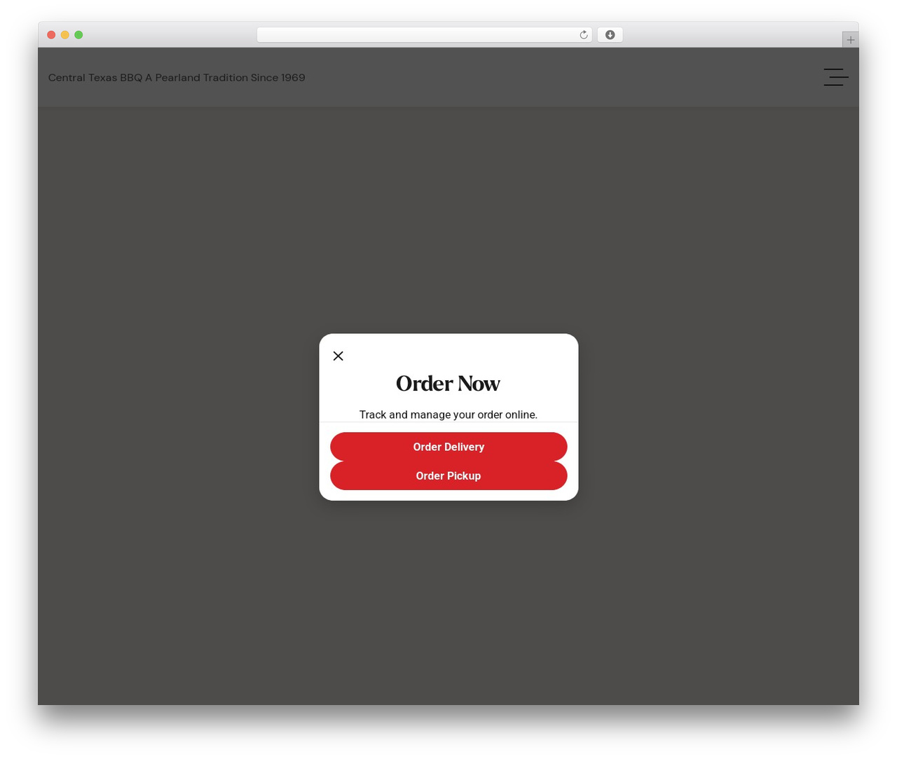 WordPress theme Shehran - centralbbq.com