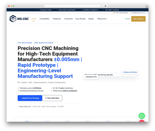 xtra theme WordPress - mgzzcnc.com