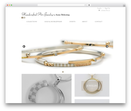 Your Web Layout WordPress website theme - annebehrsingjewelry.com