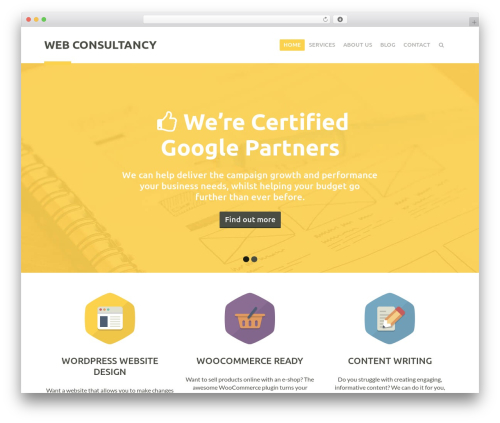Boldial theme WordPress - webconsultancy.co.uk