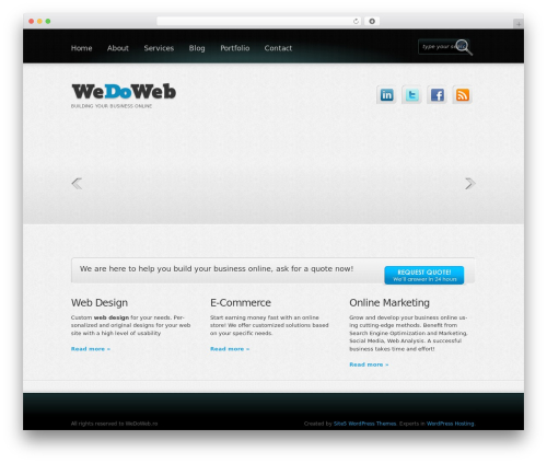 Boldy WordPress theme - wedoweb.ro