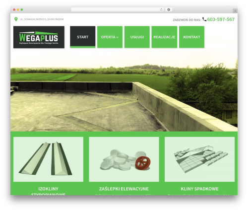 Cherry Framework WordPress theme - wegaplus.pl