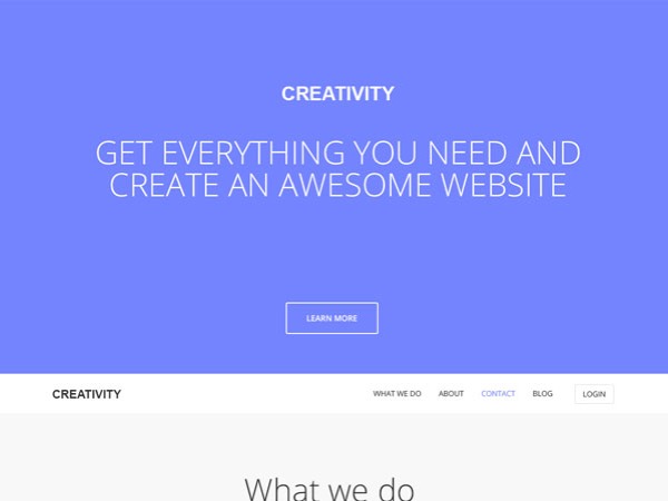 Creativity WordPress blog theme by GavickPro