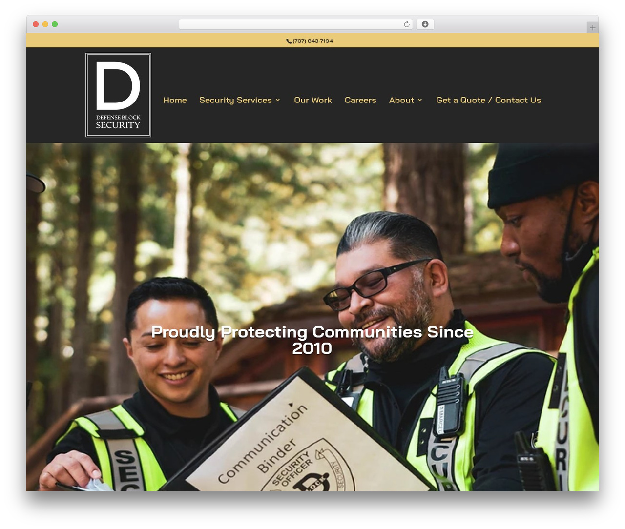 Divi WordPress theme - dblocksecurity.com
