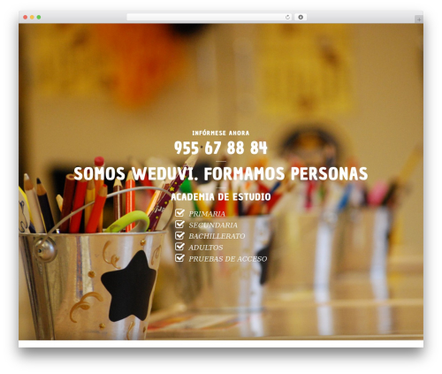 Eight Degree top WordPress theme - weduvi.es