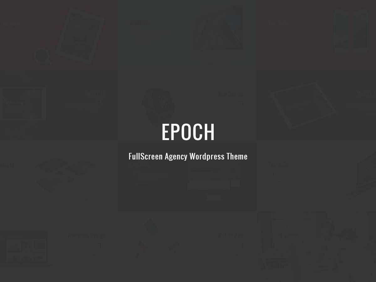 Epoch WordPress theme Epoch WordPress theme