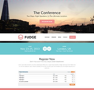 Fudge WordPress theme Fudge WordPress theme