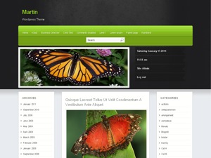 Martin WordPress theme Martin WordPress theme