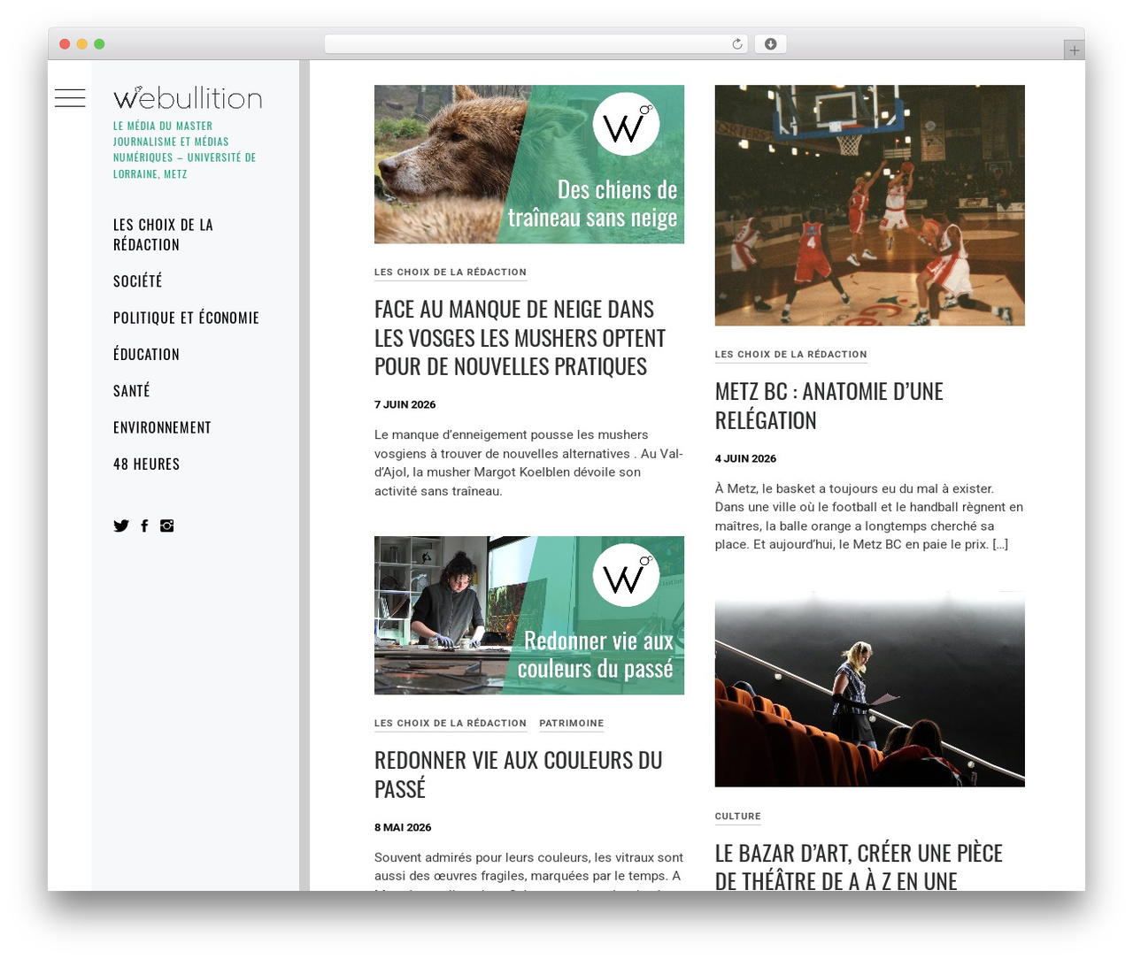 Minimal Grid theme WordPress - webullition.info
