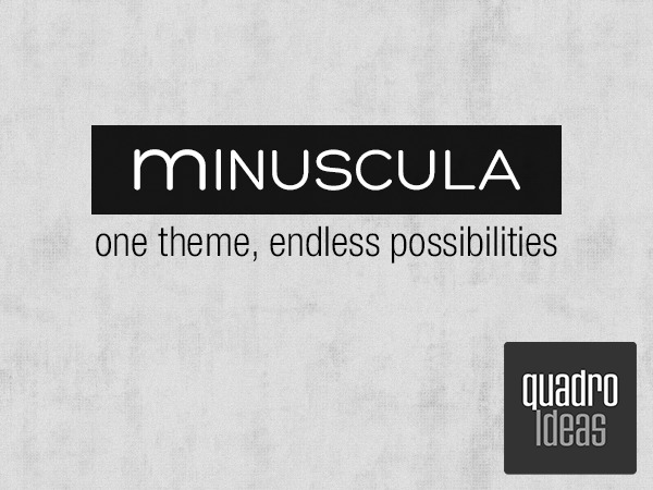 Minuscula WordPress theme