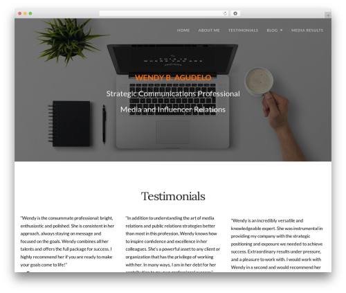 TheFour theme WordPress - wendybagudelo.com