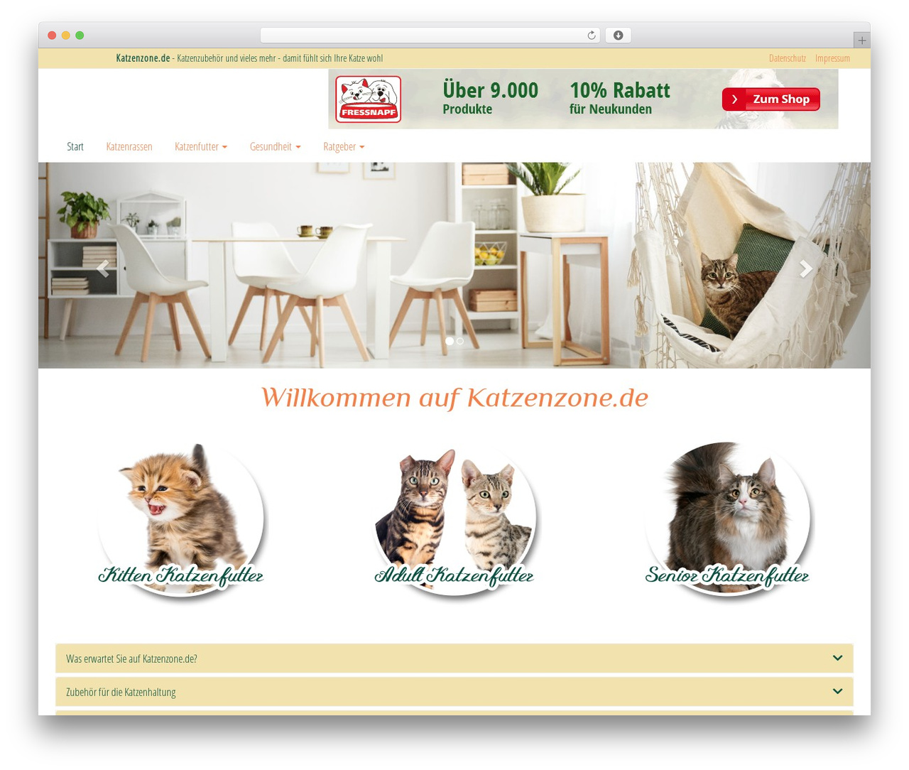 Theme WordPress Affiliate Theme - katzenzone.de