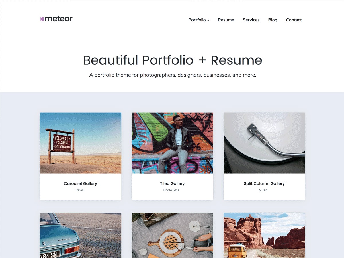 Theme WordPress Meteor