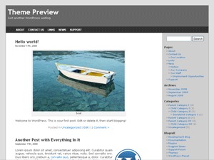 Untheme two-column WordPress theme Untheme two-column WordPress theme