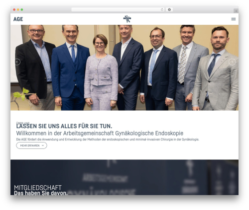 WordPress theme AGE Theme - ag-endoskopie.de