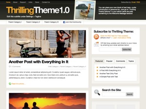 WordPress theme ThrillingTheme