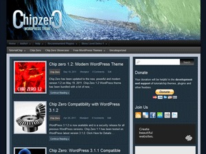 WordPress theme Chip Zero WordPress theme Chip Zero