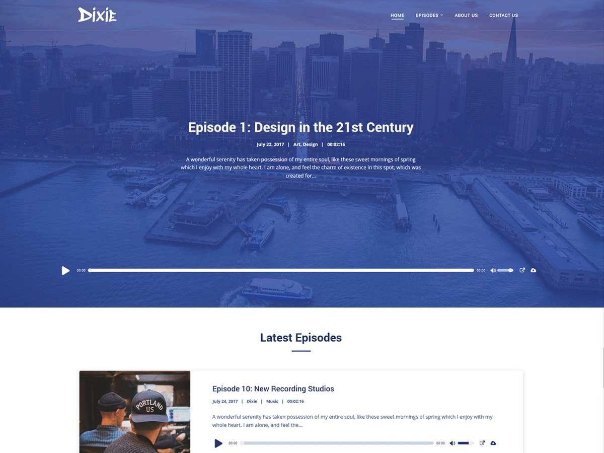 WordPress theme Dixie SecondLine by SecondLine Themes