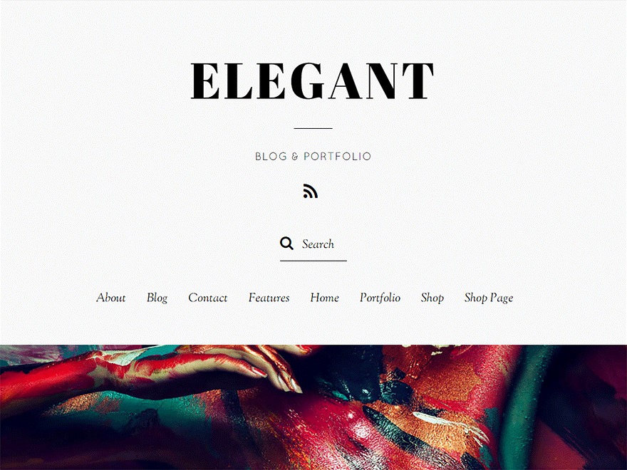 WordPress theme Elegant