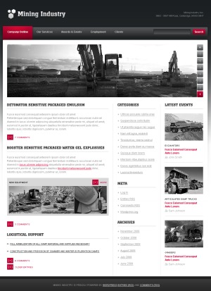 WordPress theme WordPress Theme 981 by Template_Help.com