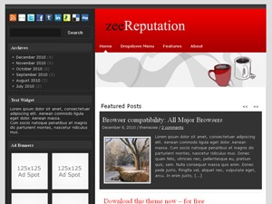 zeeReputation top WordPress theme