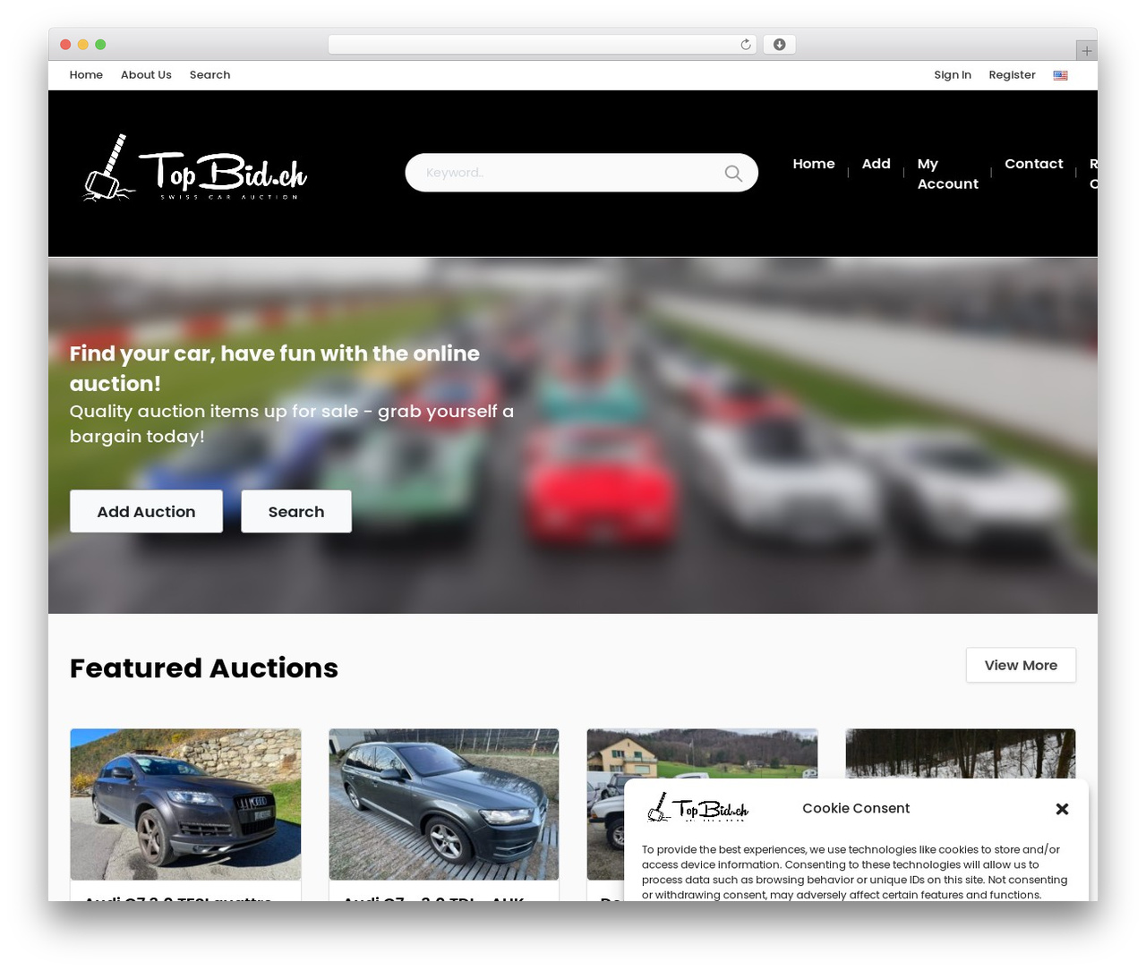 Auction Theme theme WordPress - topbid.ch Auction Theme theme WordPress - topbid.ch