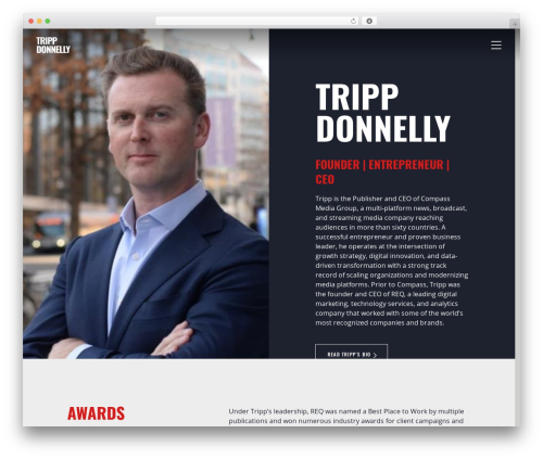 Basic Theme WordPress page theme - trippdonnelly.com