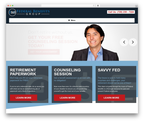 Best WordPress theme Cherry Framework - fedbenefitsgroup.com