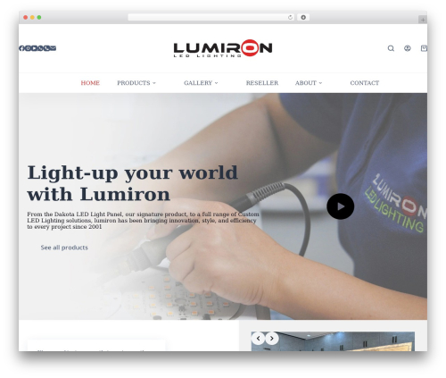 Best WordPress theme Blocksy - lumiron.com
