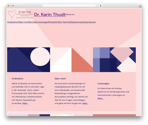 Blockbase WordPress theme - thudt.at