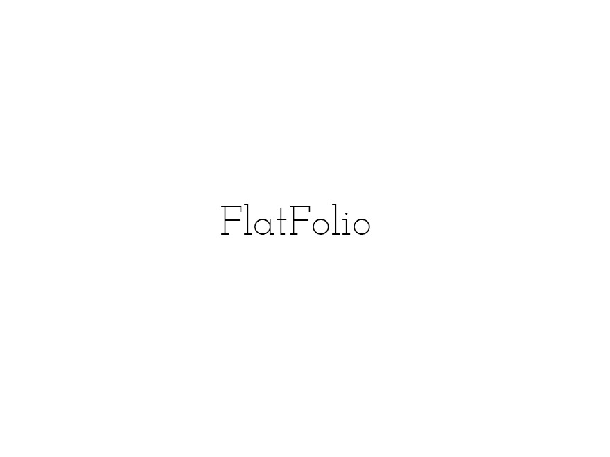 FlatFolio WordPress theme FlatFolio WordPress theme