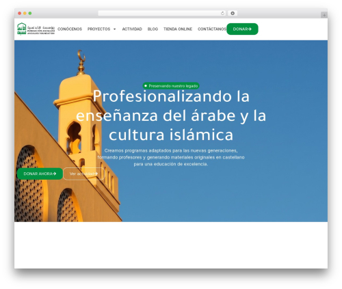 Charitable recurring WordPress plugin - fundacionandalusi.org