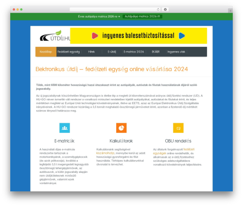 Increase WordPress website theme - utdij.hu
