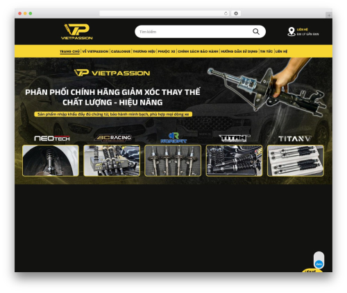 Mona theme theme WordPress - vietpassion.com.vn