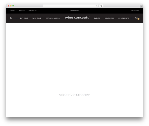 Rummen WordPress theme - wineconcepts.co.za