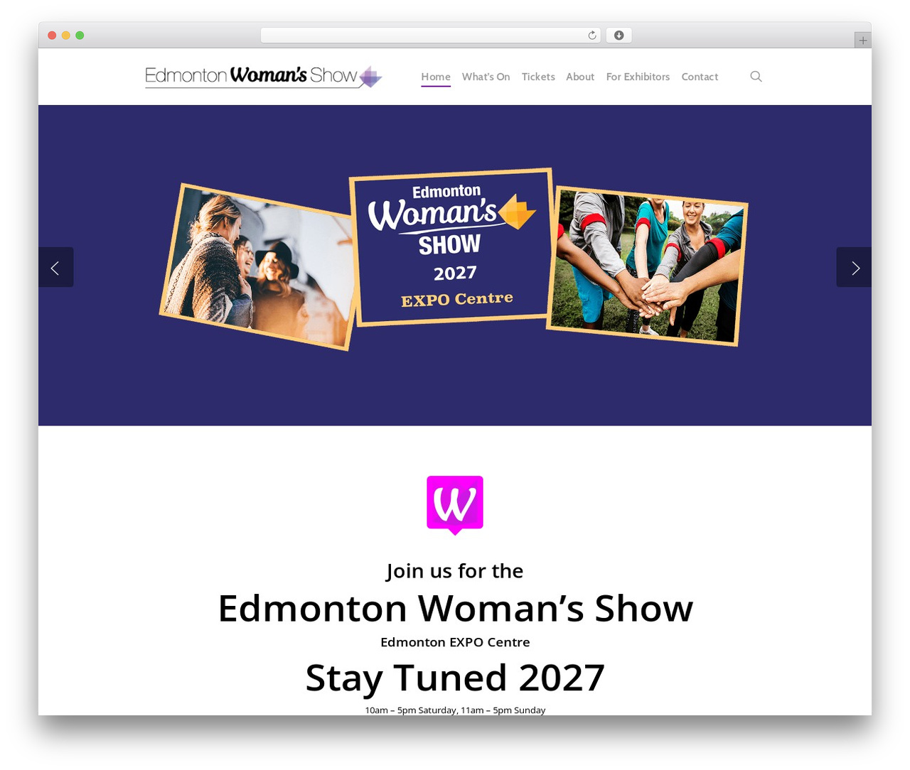Salient WordPress website theme - womanshow.com