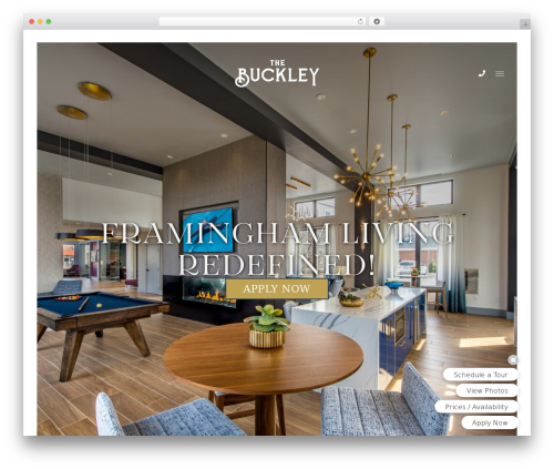 Theme Framework WordPress page theme - thebuckley.com